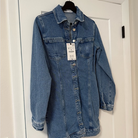 Zara Jackets & Blazers - Zara Denim dress